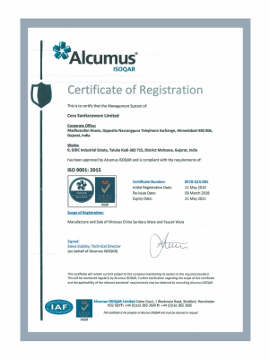 ISO 9001 Certificate
