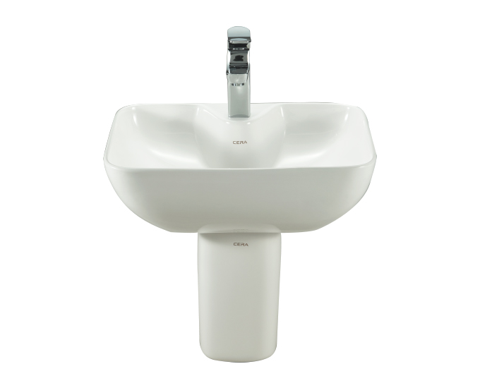 Buy Cera Chino Wash Basins With Half Pedestal at Best Prices